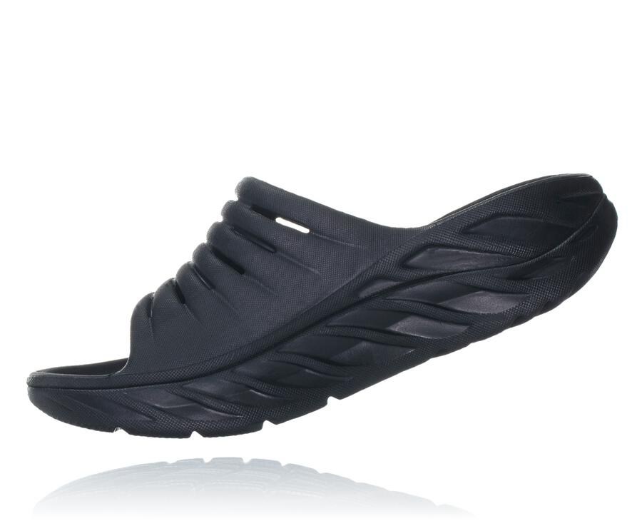 Hoka One One Ora Recovery Tofflor Dam - Svarta - IZCEF-7564